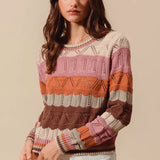 Raphaelle | Pull Raye a Manches Longues
