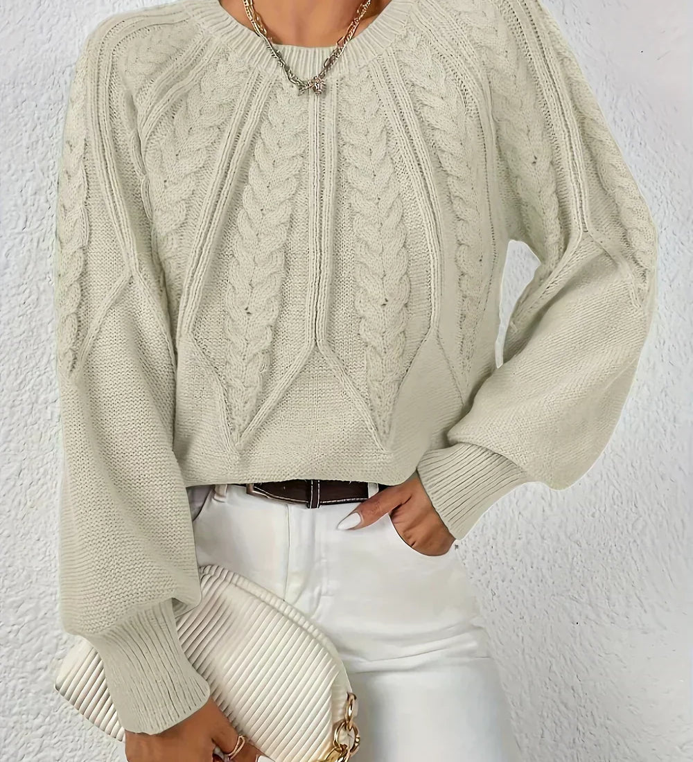 Capucine | Pull Torsade a Manches Raglan