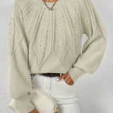 Capucine | Pull Torsade a Manches Raglan