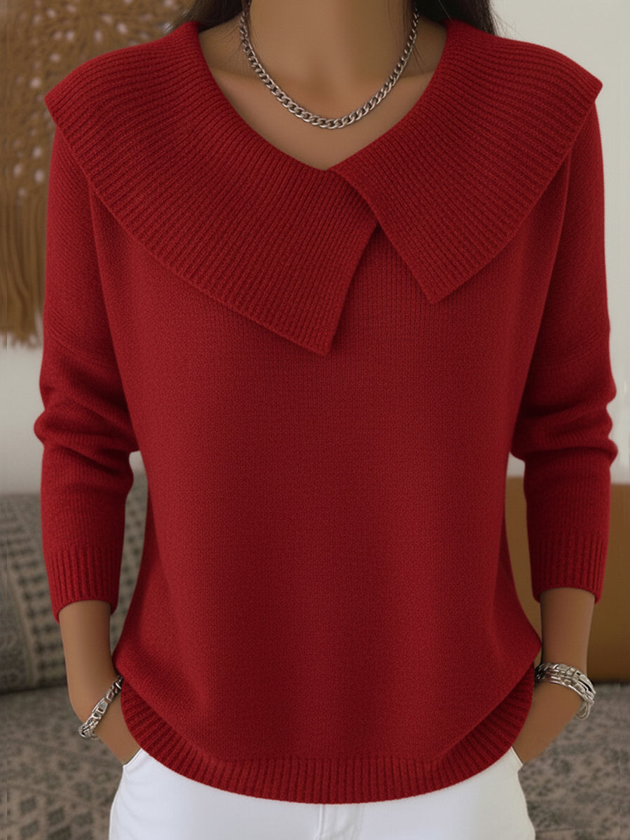 Justine | Pull Chaud à Col Doux