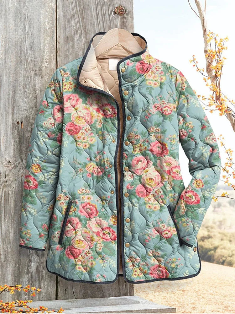 Dorothea | Veste Matelassée Floraison Champêtre