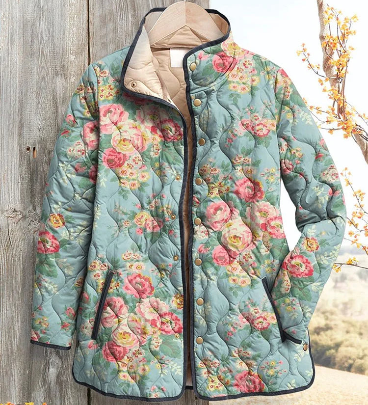 Dorothea | Veste Matelassée Floraison Champêtre