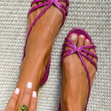 Genevieve - Sandales Dorees Elegance Estivale