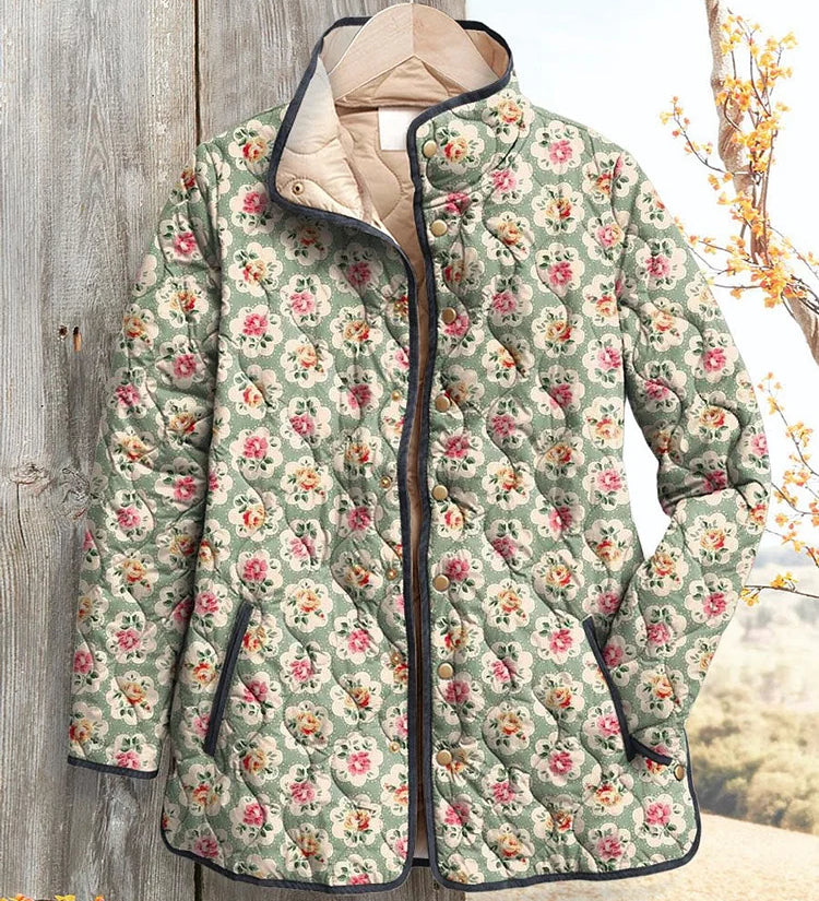 Eleanor | Veste Matelassée Floraison Champêtre