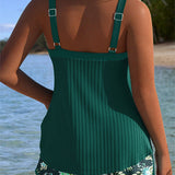 Aurélie - Tankini rayé avec short de plage