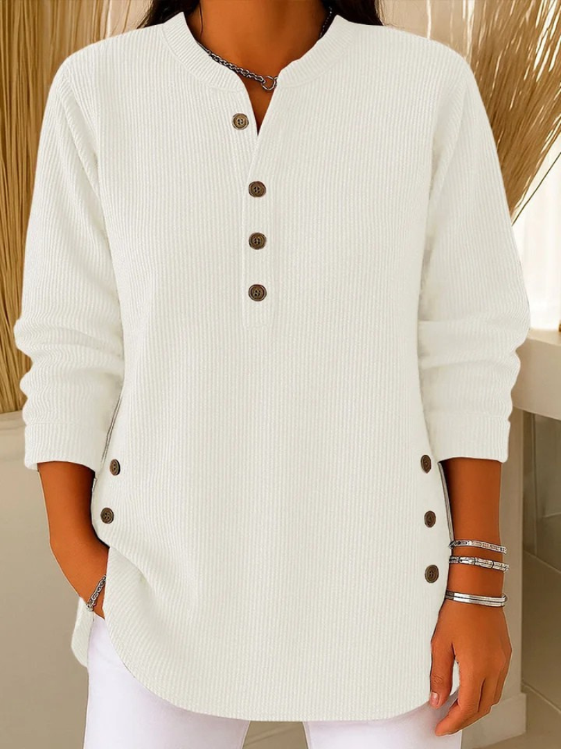 Neva | Tunique Henley Boutonnée
