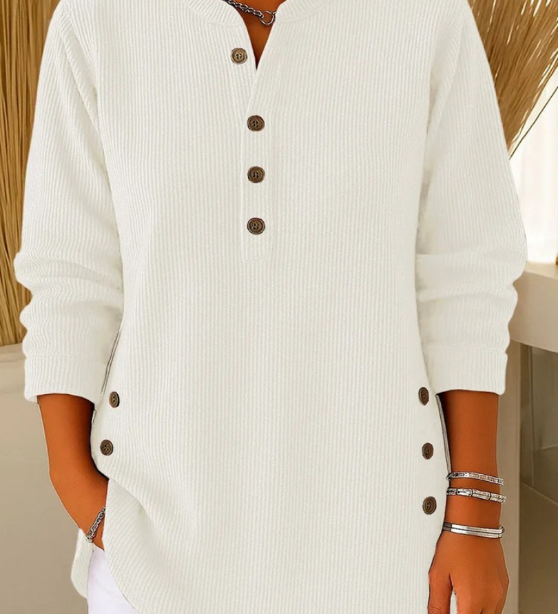 Neva | Tunique Henley Boutonnée