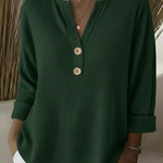 Lucinda | Haut Henley Boutonné