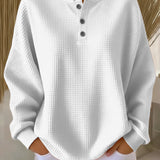 Mirabel | Sweat-shirt Henley Gaufré et Douillet