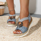 Myla - Sandales Compensées Élégantes