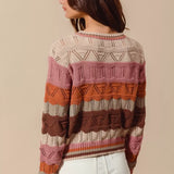 Raphaelle | Pull Raye a Manches Longues