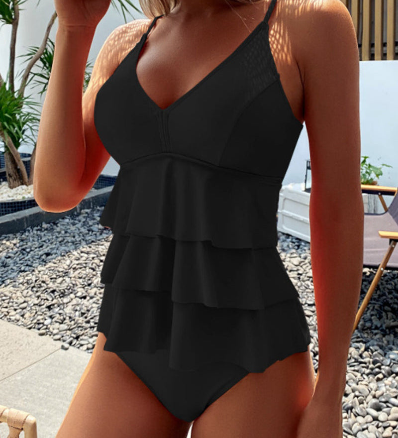 Inès - Maillot de bain élégant à volants
