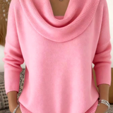Heloise | Pull Col Chale en Laine Merinos