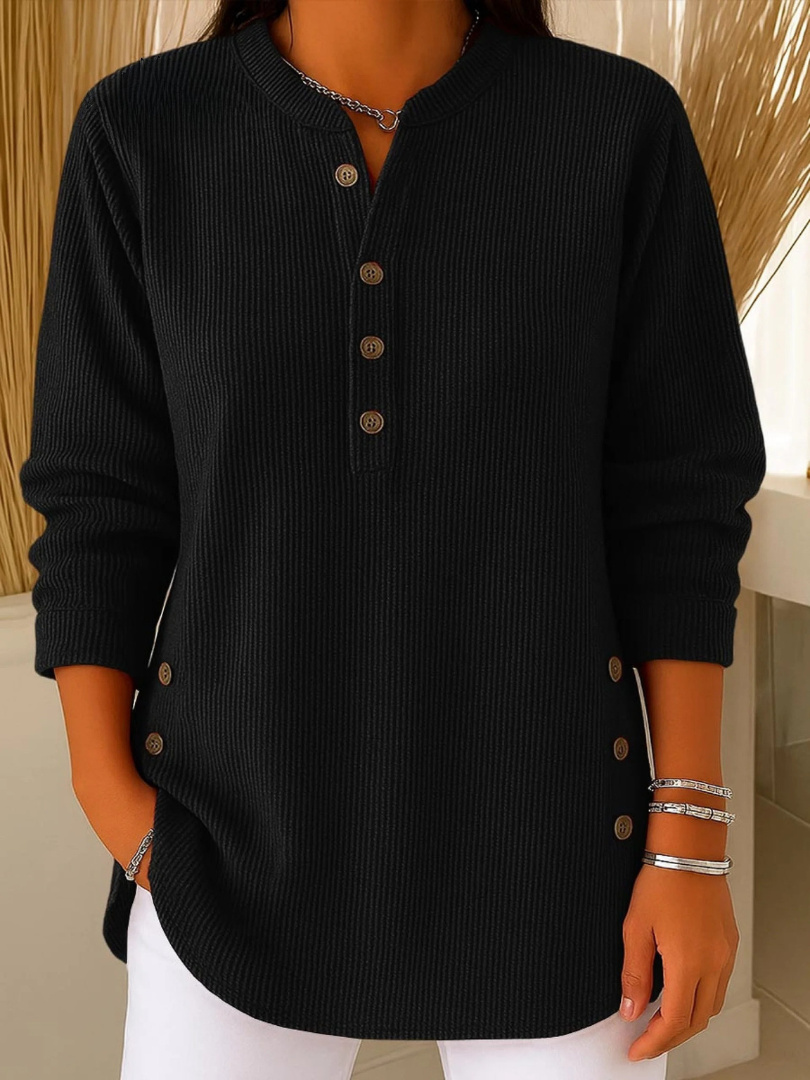 Neva | Tunique Henley Boutonnée