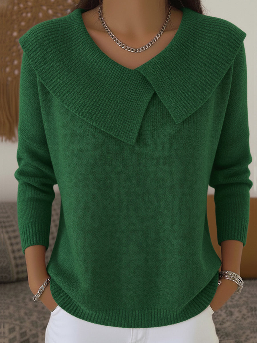 Justine | Pull Chaud à Col Doux