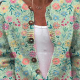 Foxfield | Cardigan Fleuri Vintage pour Femme