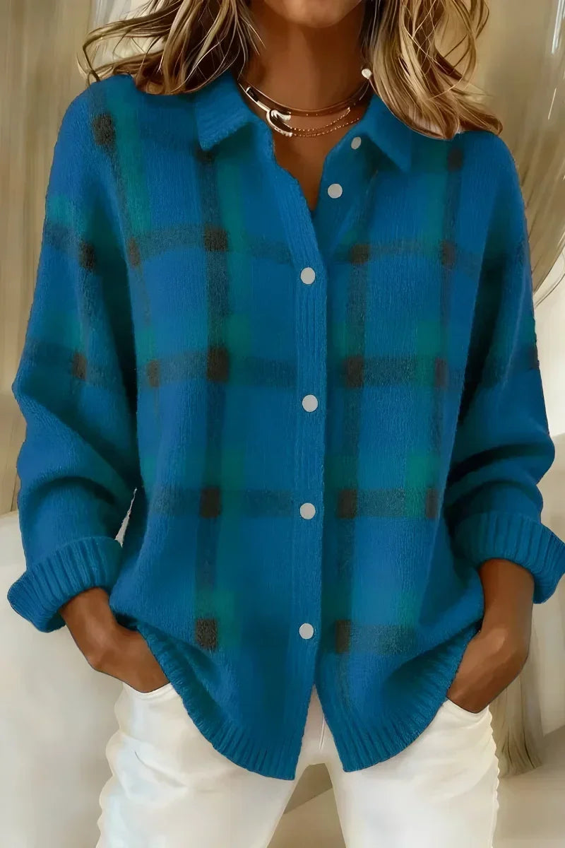 Isabelle | Cardigan à Carreaux