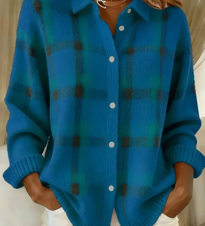 Isabelle | Cardigan à Carreaux