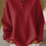 Mirabel | Sweat-shirt Henley Gaufré et Douillet