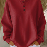 Mirabel | Sweat-shirt Henley Gaufré et Douillet