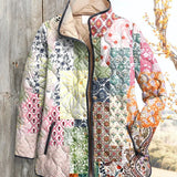 Gwendolyn | Veste Matelassée Fleurs du Soir