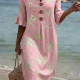 Sandrine – Robe d'Été Casual Colorée