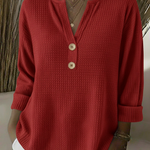 Lucinda | Haut Henley Boutonné