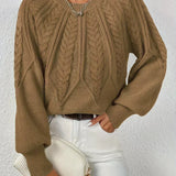 Capucine | Pull Torsade a Manches Raglan