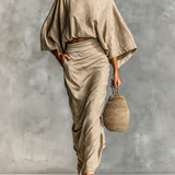 Céline – Robe Maxi Coton-Lin