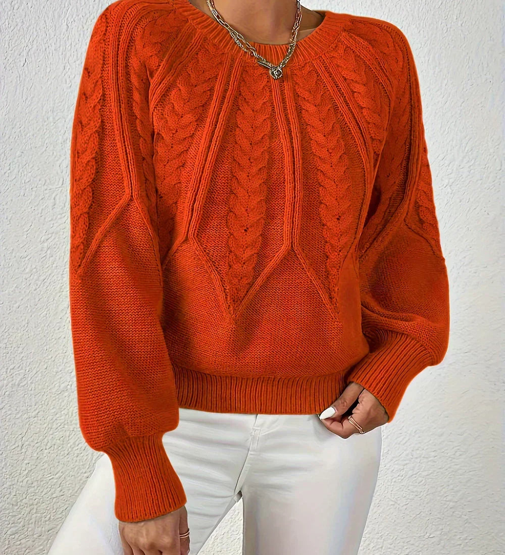 Capucine | Pull Torsade a Manches Raglan