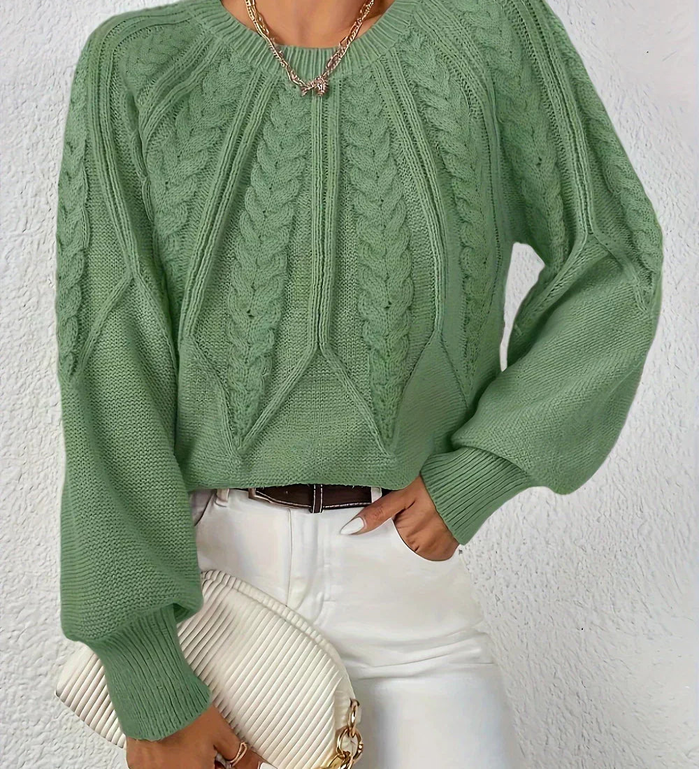 Capucine | Pull Torsade a Manches Raglan