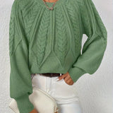 Capucine | Pull Torsade a Manches Raglan