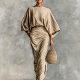 Céline – Robe Maxi Coton-Lin