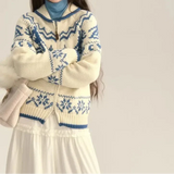 Chloe | Sweat a Capuche Jacquard pour Femme