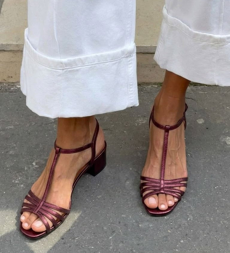 Alix - Sandales Dorees du Quotidien