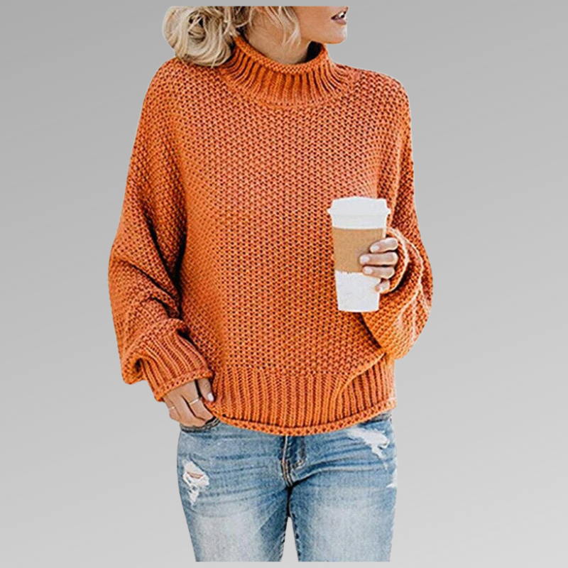 Margaux | Pull Oversize a Col Roule