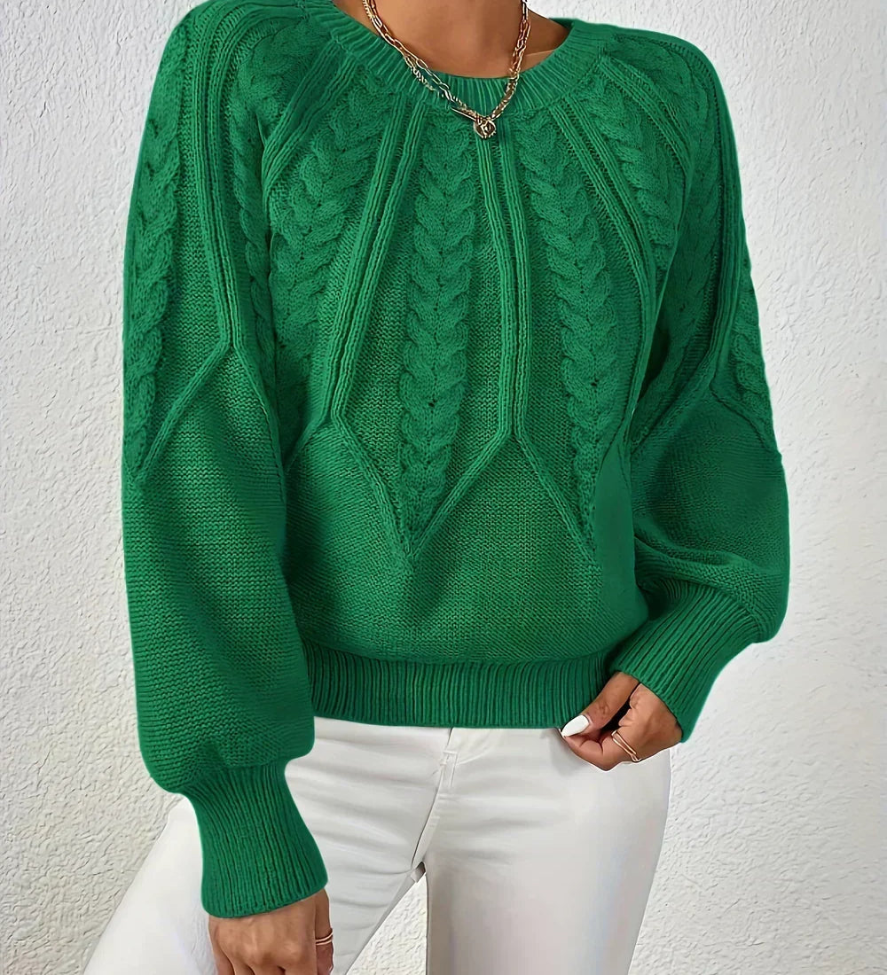 Capucine | Pull Torsade a Manches Raglan