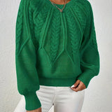 Capucine | Pull Torsade a Manches Raglan