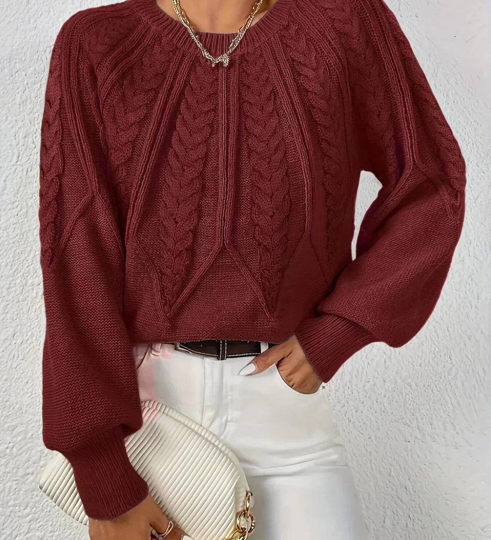 Capucine | Pull Torsade a Manches Raglan