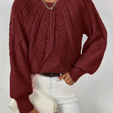 Capucine | Pull Torsade a Manches Raglan