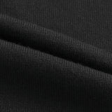 Cardigan Noir à Capuche et Boutons