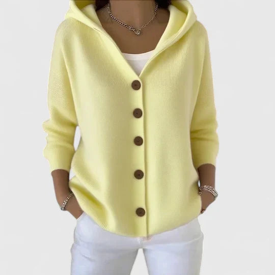 Camille | Cardigan en Maille Légère à Col Ouvert