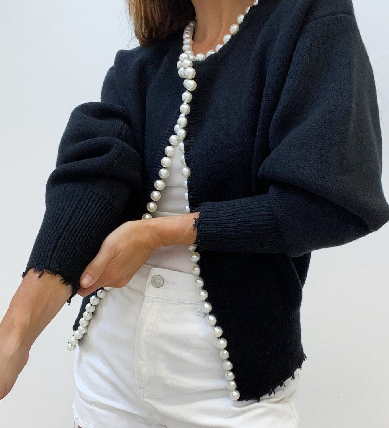 Perrine | Cardigan à Perles