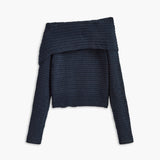 Pauline | Pull Epaules Denudees a Manches Longues