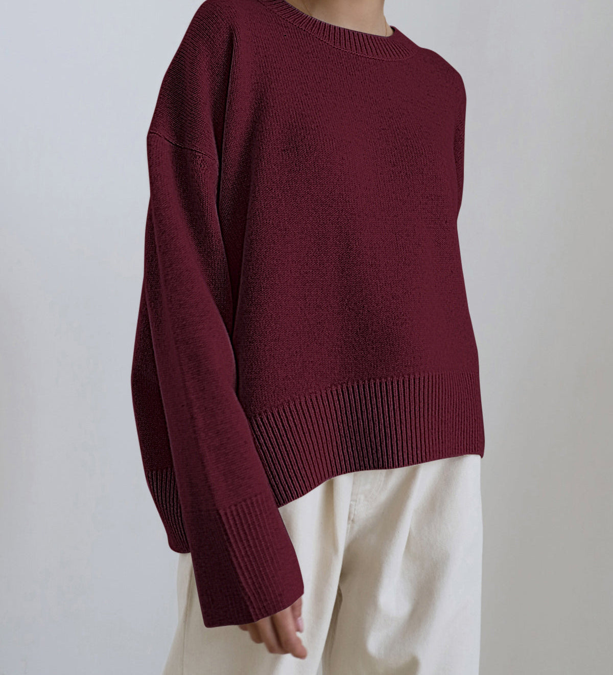 Veronique | Pull Oversize a Col Rond