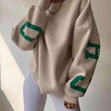 Gisele | Pull Oversize a Imprime Graphique