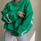 Gisele | Pull Oversize a Imprime Graphique