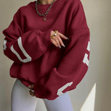 Gisele | Pull Oversize a Imprime Graphique