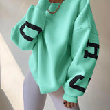 Gisele | Pull Oversize a Imprime Graphique