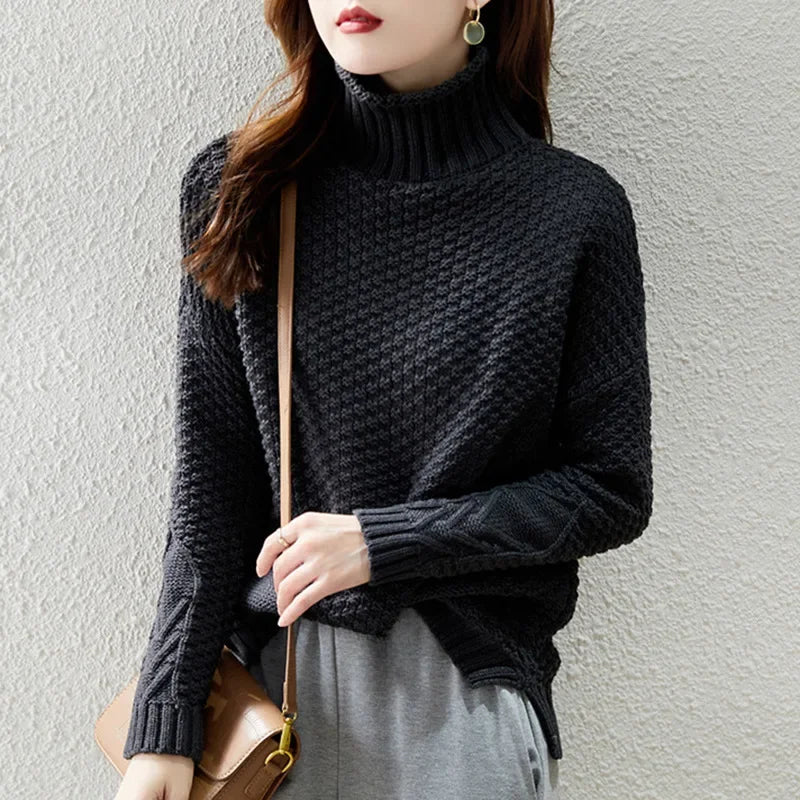Therese | Pull Torsade a Col Roule